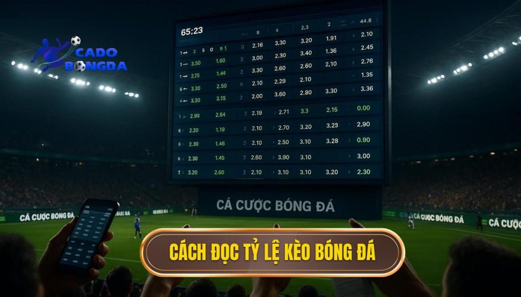 Cách đọc tỷ lệ kèo bóng đá
