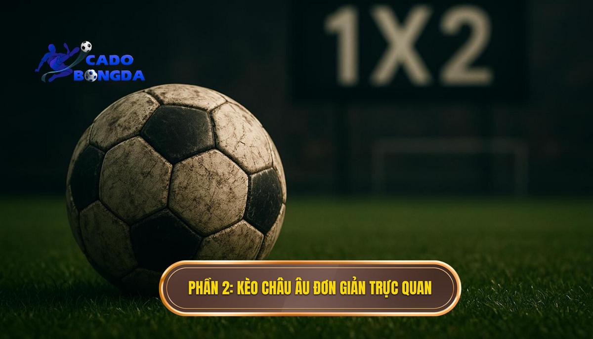 Phần 2_ Kèo Châu Âu (1X2) – Sự đơn giản và trực quan