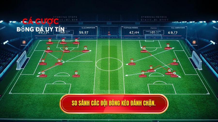 Bảng so sánh đặc điểm các đội bóng phù hợp với kèo đánh chặn