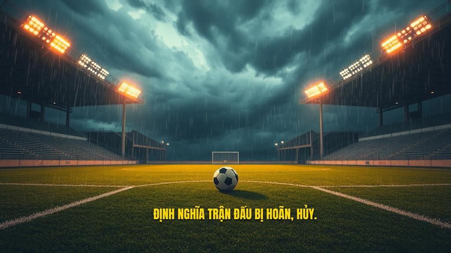 Hiểu rõ thế nào là trận đấu bị hoãn hoặc hủy