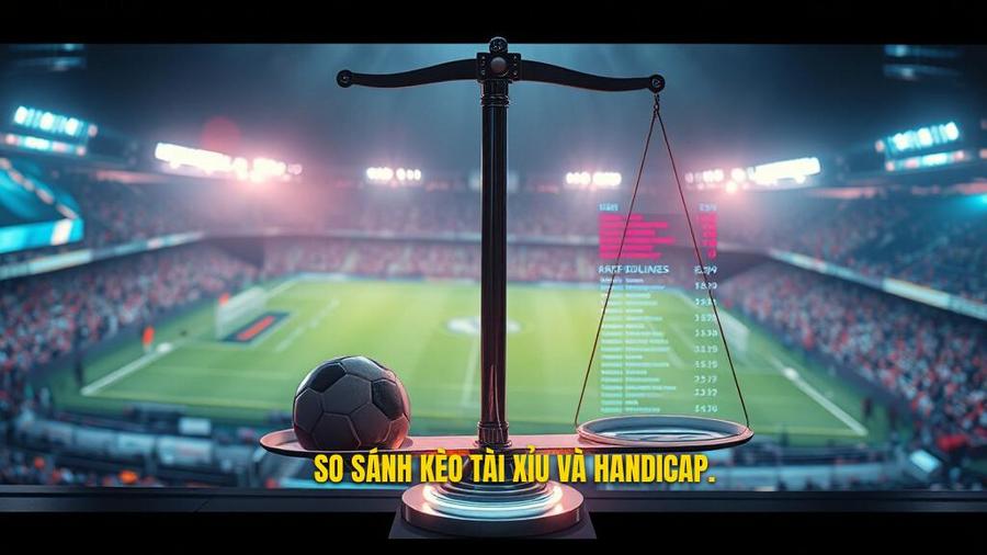 So sánh chi tiết: Nên chơi kèo bóng đá Tài Xỉu hay Handicap?